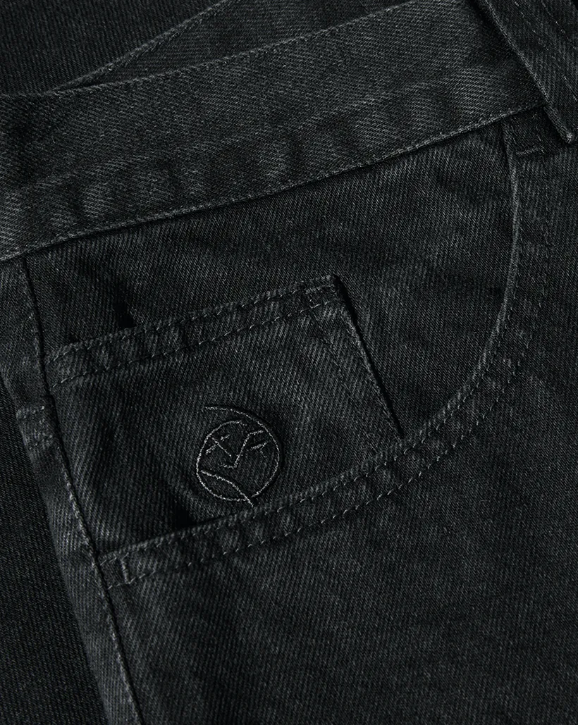 Polar Big Boy Jeans - Pitch Black Fade-Resistant-Fit Anti-Paganophobia