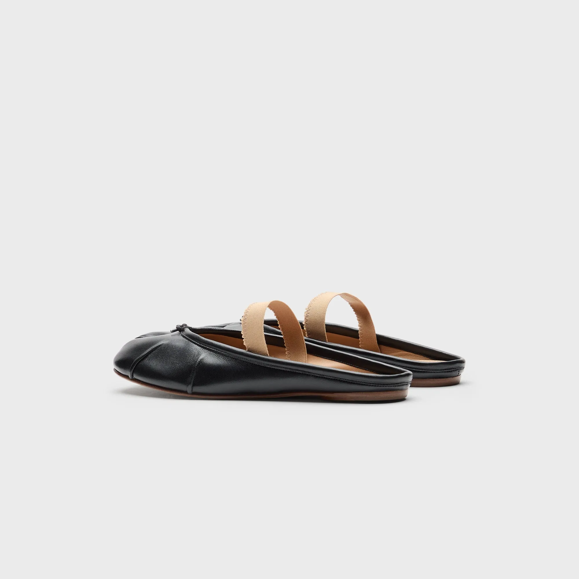 Standing For Long EVA Maison Margiela Tabi Ballerina Mule Elastic Band - Black