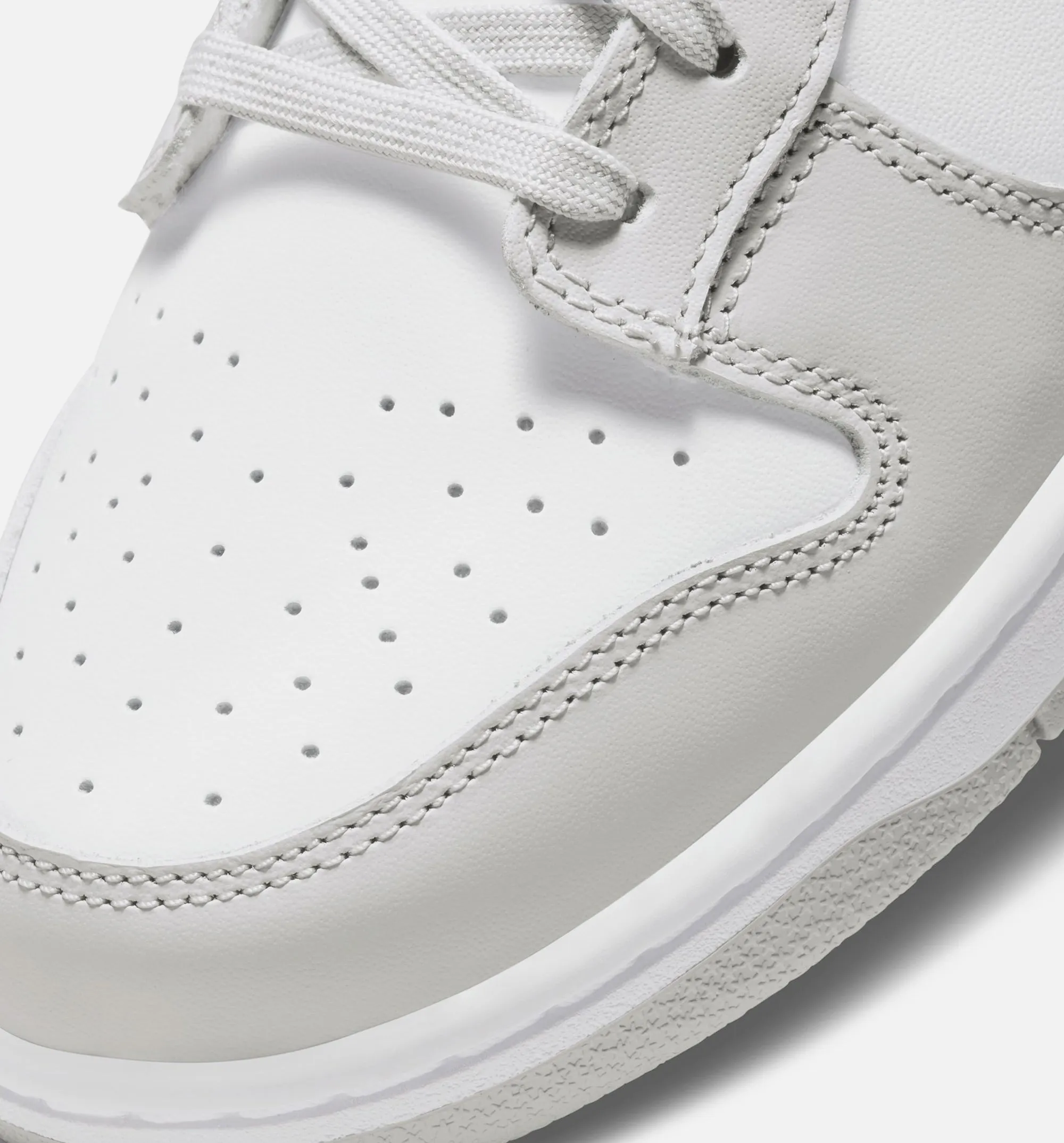 Tasseled Design Rubber Sole Design Dunk Low Grey Fog Mens Lifestyle Shoe - Grey Fog/White
