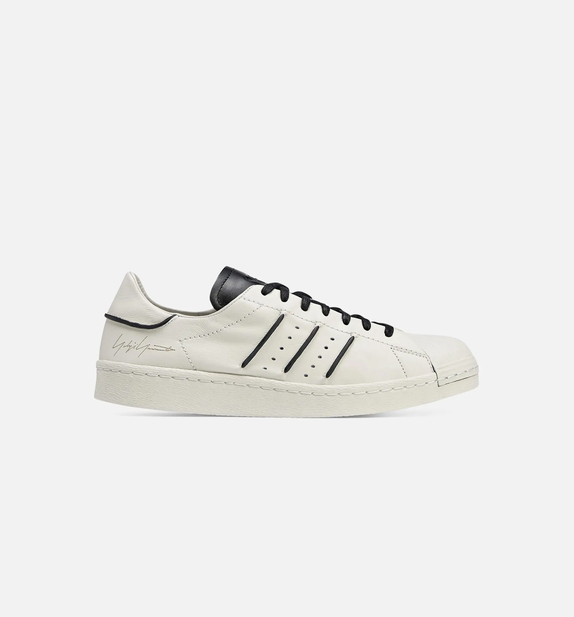 Acetate Fine Quality Y3 Superstar Mens Lifestyle Shoe - Talc/Talc/Black