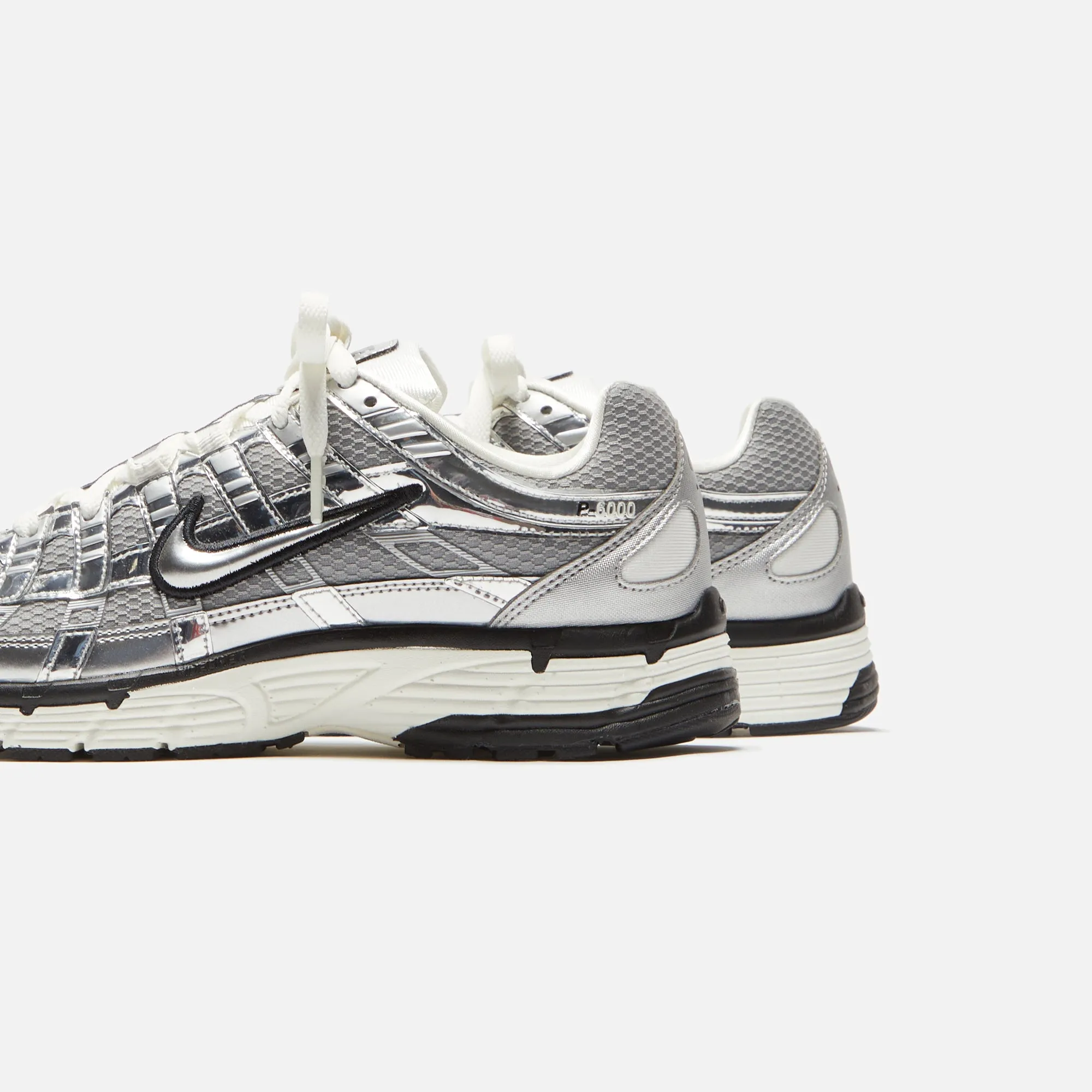 Comfortable Exterior Nike P-6000 - Metallic Silver / Metallic Silver / Sail / Black