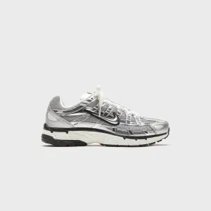 Nike P-6000 - Metallic Silver / Metallic Silver / Sail / Black Comfort Breathable Tongue