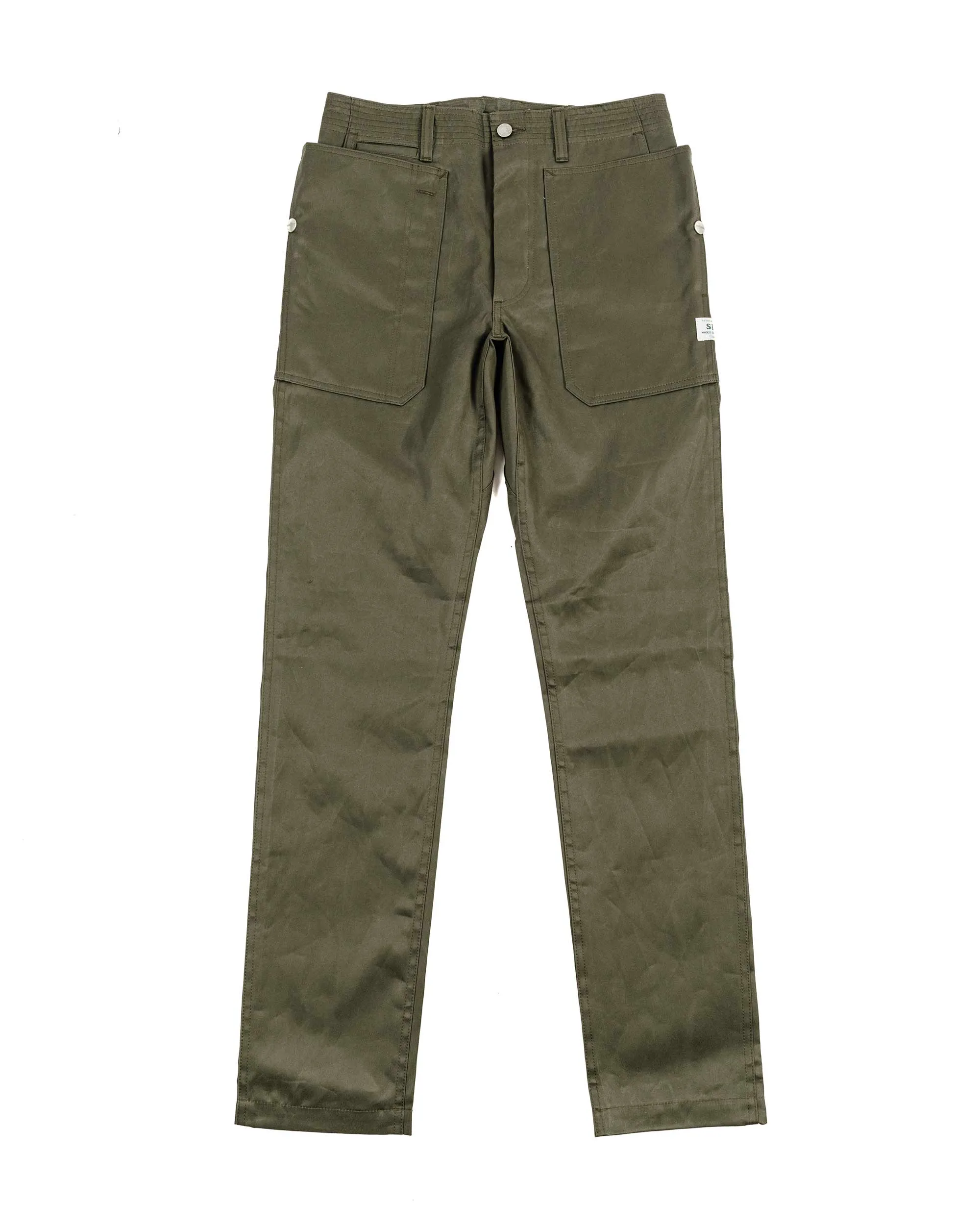 Sassafras Fall Leaf Sprayer Pants West Point Olive Elastic Neck Frequently