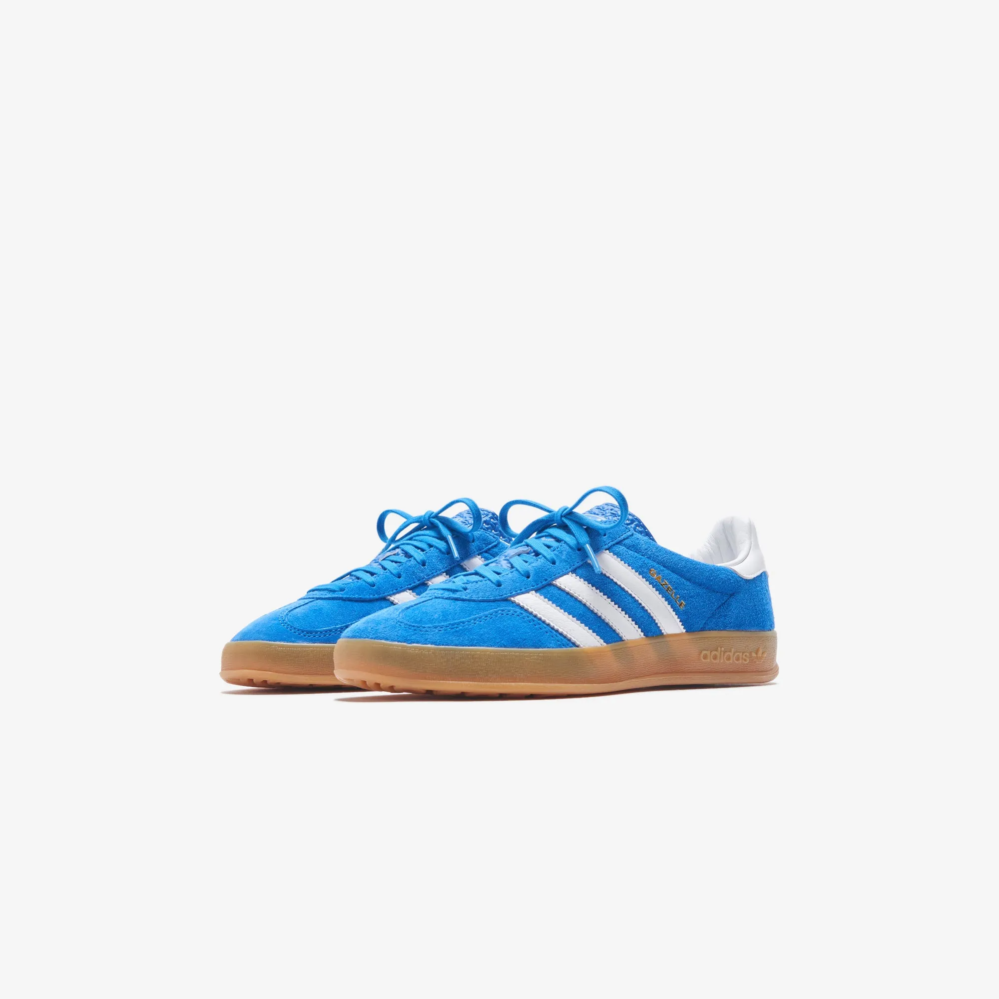 Adidas Gazelle Indoor - Blue Bird / Cloud White Thong Heels Glass Slippers