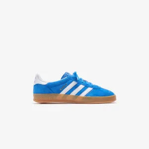 Adidas Gazelle Indoor - Blue Bird / Cloud White Strong Heel Support