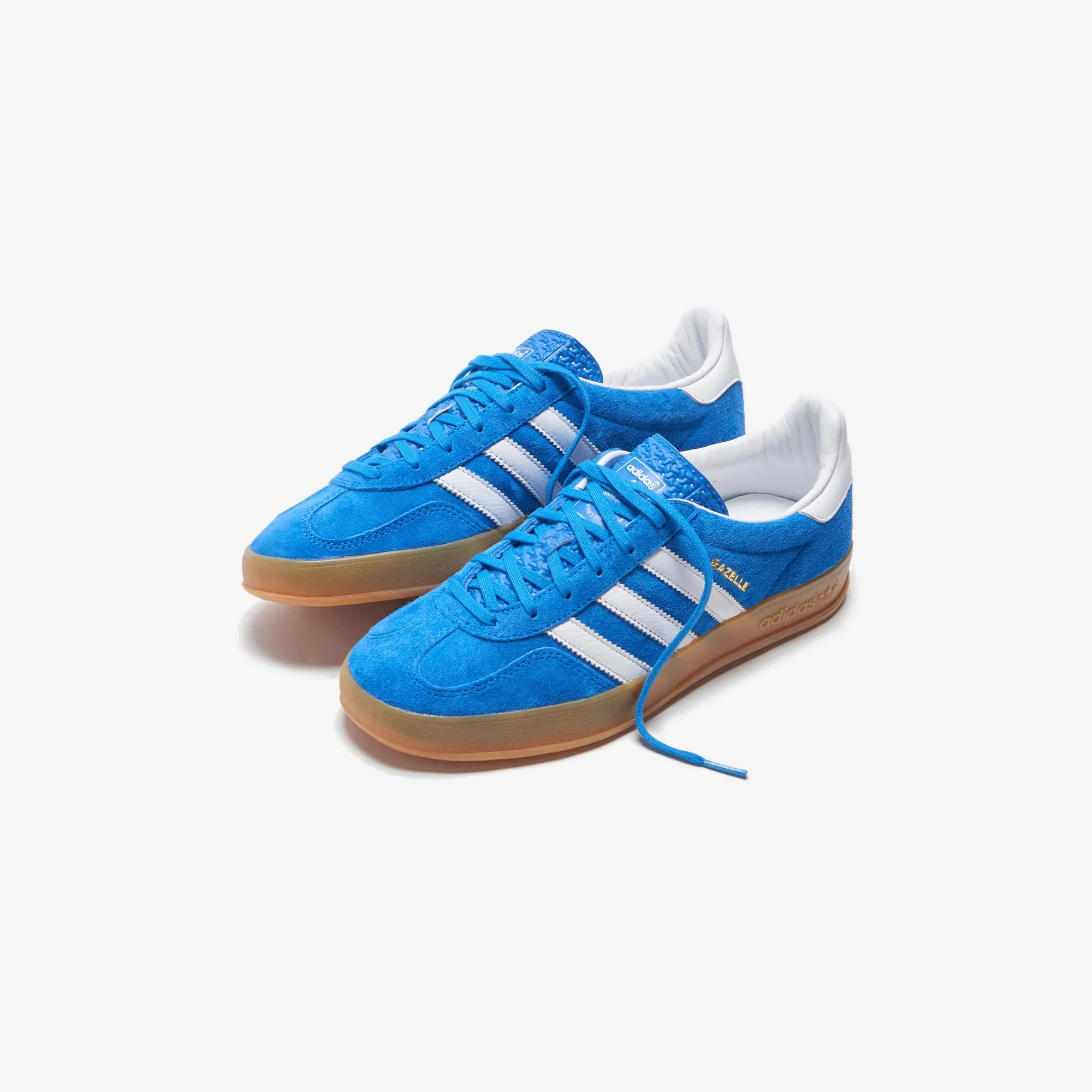 Adidas Gazelle Indoor - Blue Bird / Cloud White Comfortable Fit Concept Comfortable Lifestyle