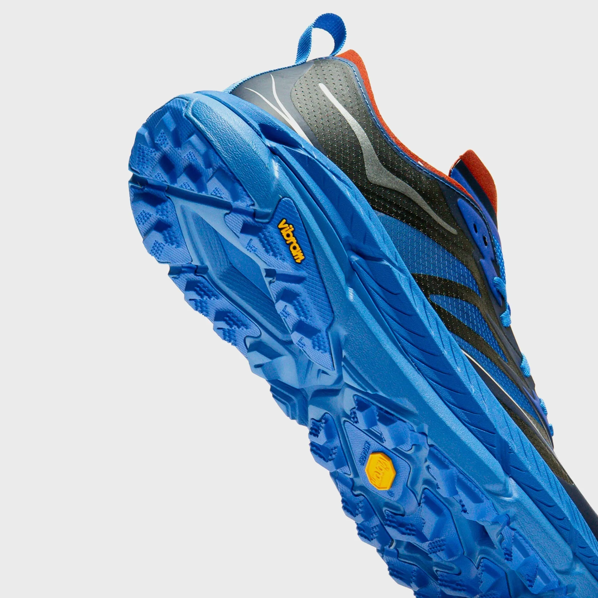 Hoka U Mafate Speed 4 Lite - Electric Cobalt / Dry Chili Traction Boost Technology