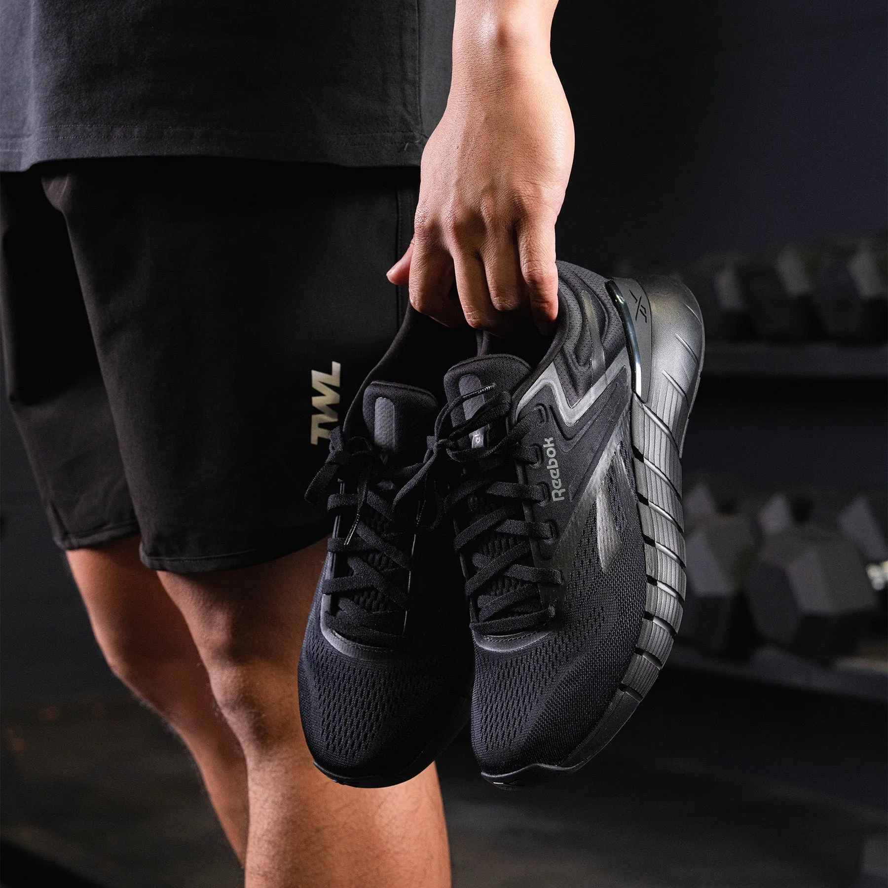 Reebok - Nano Gym - Women'S - Black/Black/Black Spacious Compartments Stretchable Weave