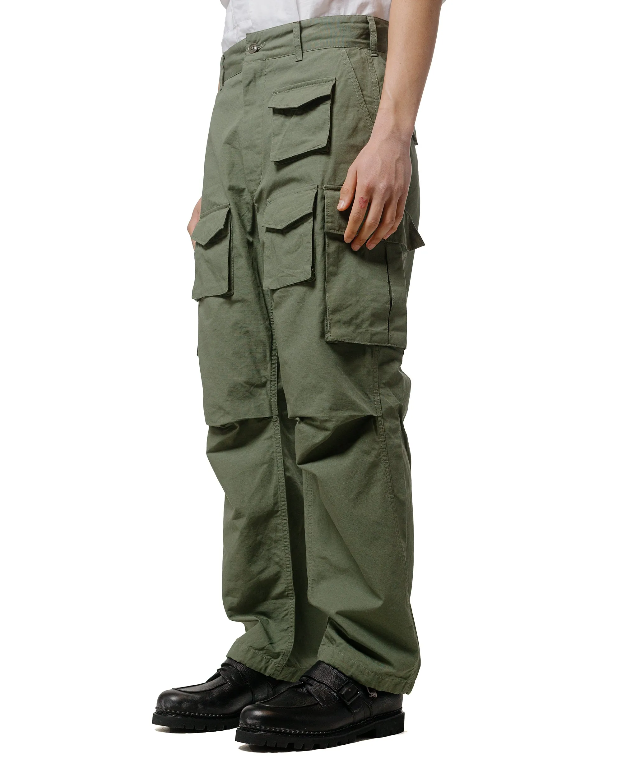 Stylish Look Digital-Printing Engineered Garments Fa Pant Olive Cotton Ripstop