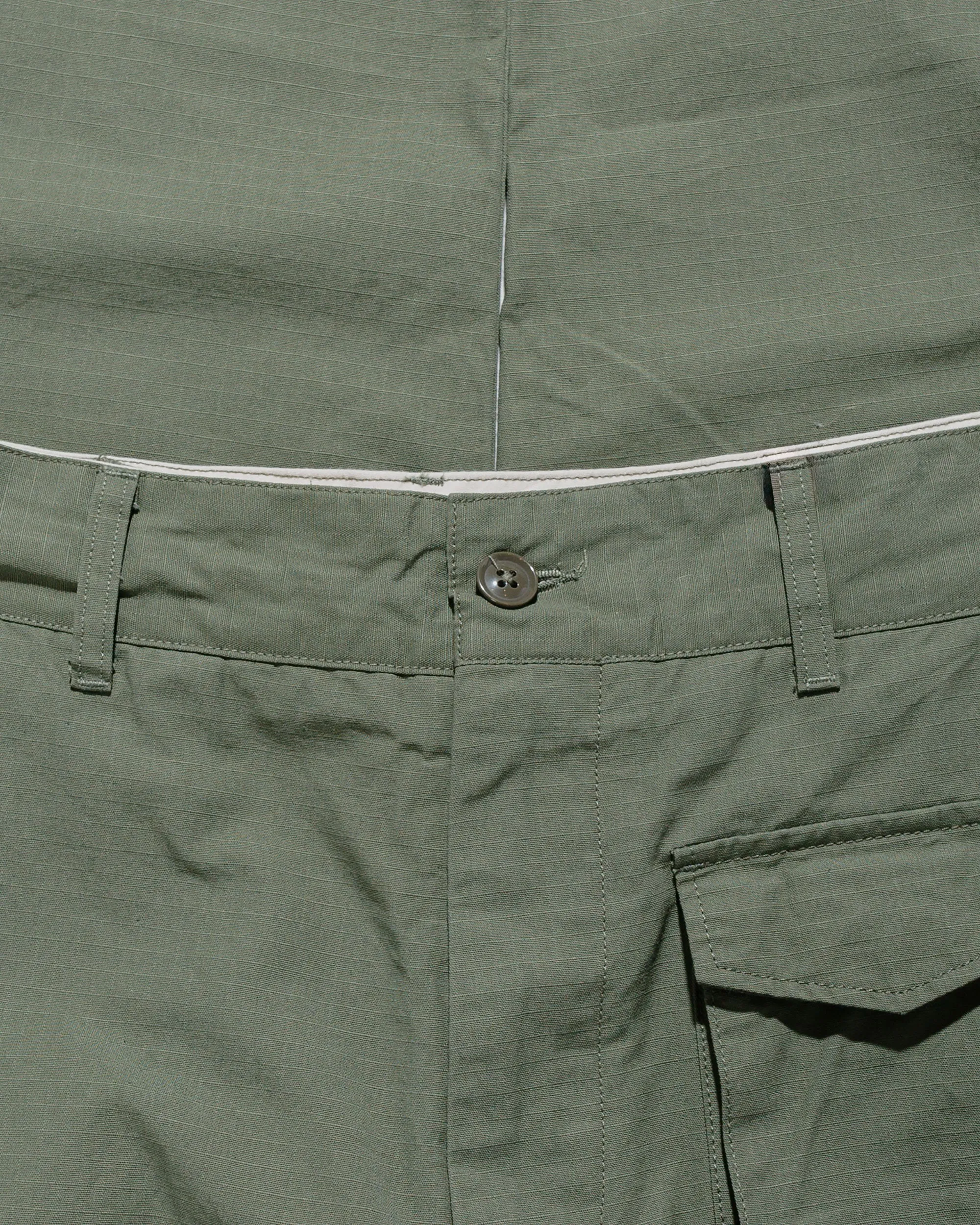 Engineered Garments Fa Pant Olive Cotton Ripstop Comfortable Durablebanding Custom History