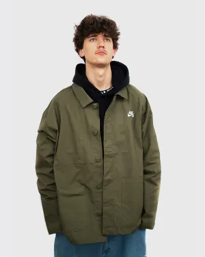 Nike Sb Chore Coat Jacket - Green "Llama Socks Spacious Pockets