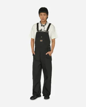 Comfortable Achilles Padding Saw Bib Overalls Black