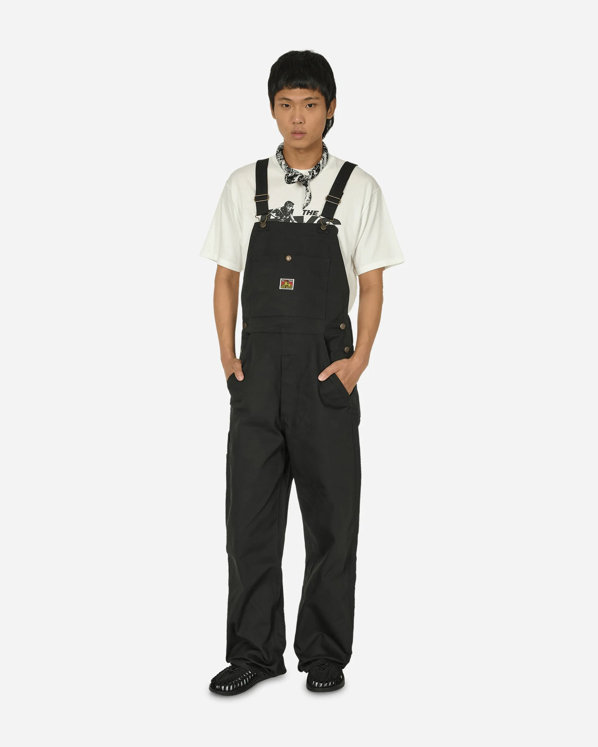 Comfortable Achilles Padding Saw Bib Overalls Black
