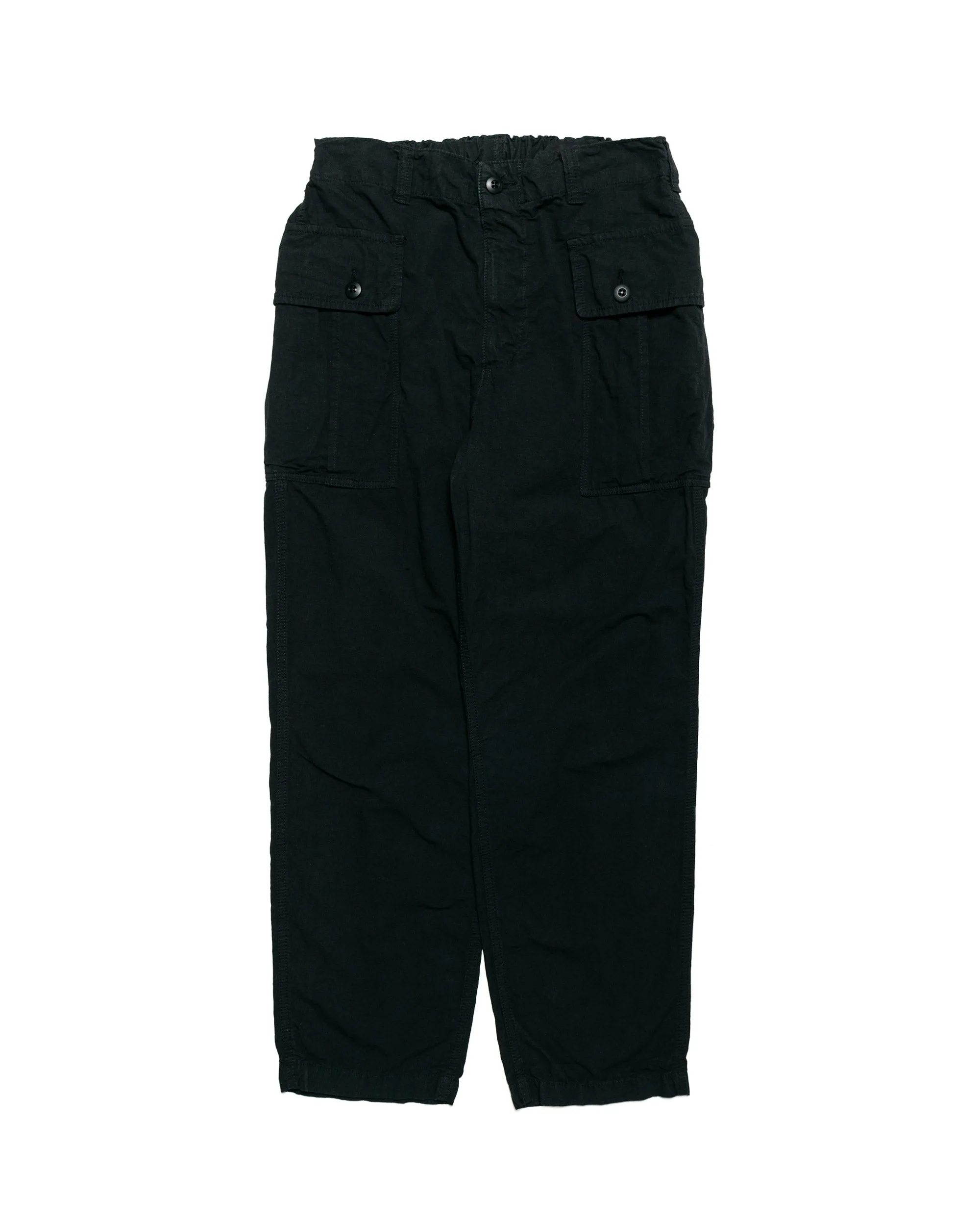 Sage De Cret High Density Cotton Hemp Cropped Peg Top Military Pants Black Linen Neck Comfortable Wool Socks
