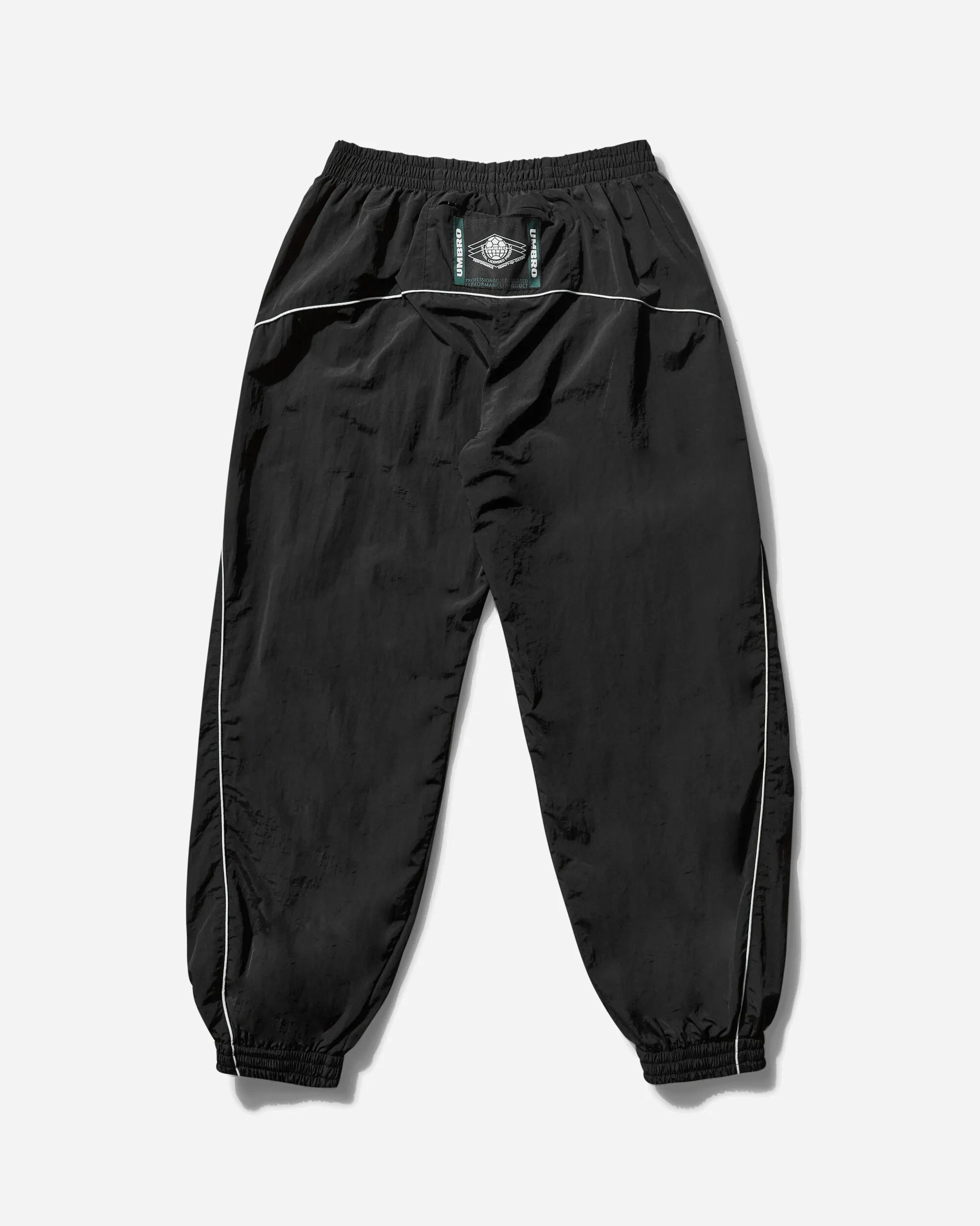 Men'S Advanced Track Pants Black Shruggable Soft Printed Seams