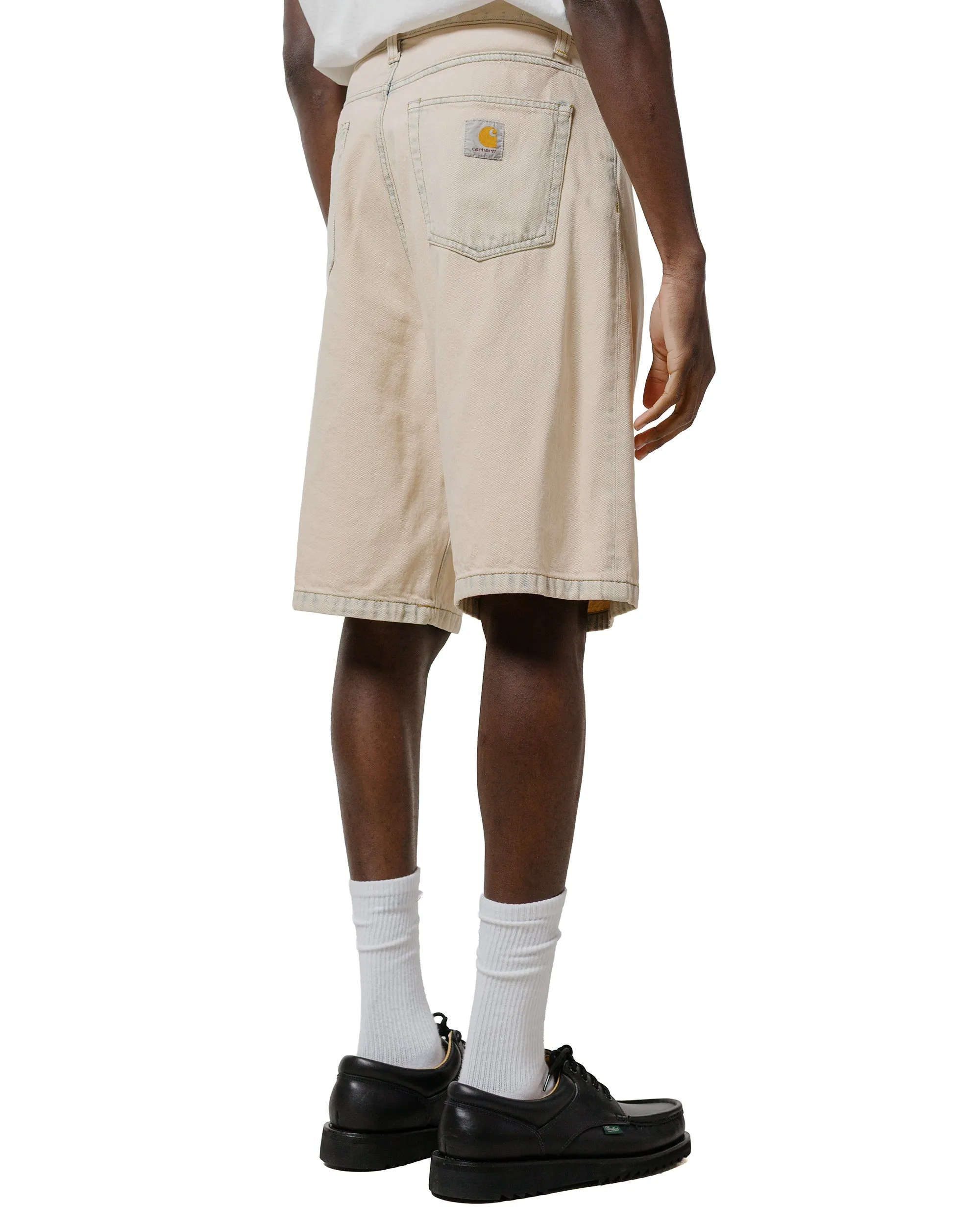 Carhartt W.I.P. Landon Short Blue Bleached Medium - Quality Item Blended Sock Style