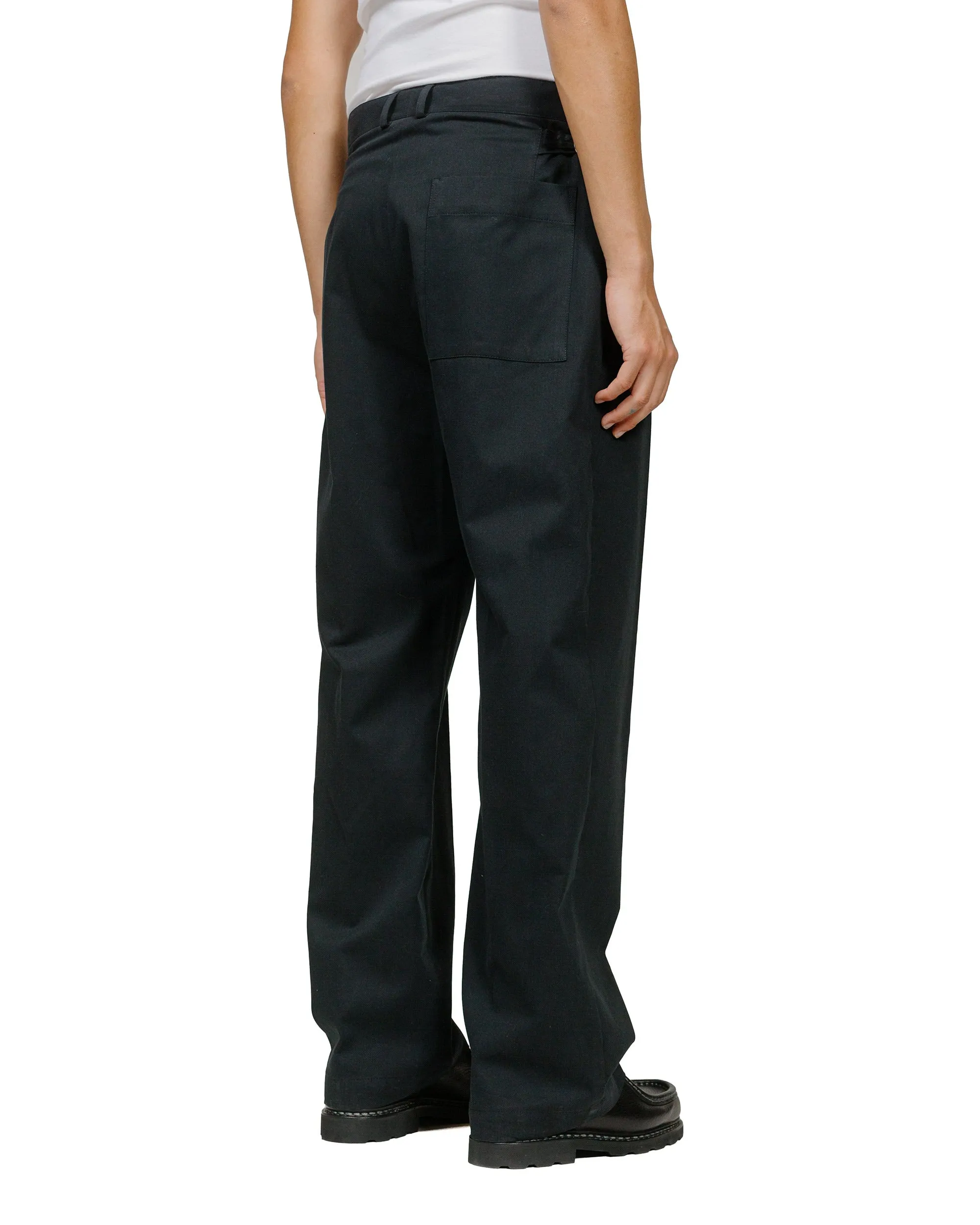 Socializing Wanze Cinch Trouser Cotton Twill Black