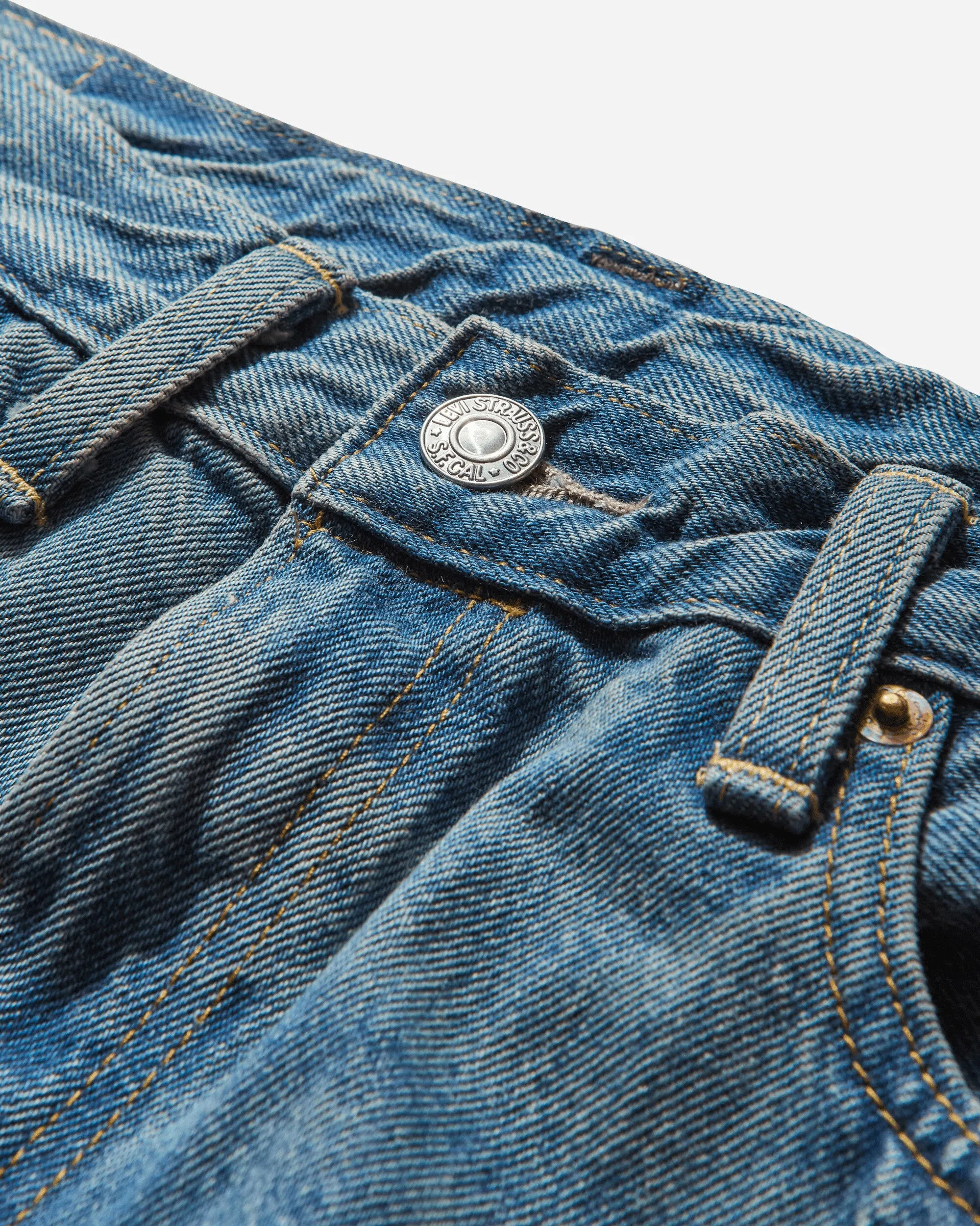 Men'S 1954 501 Jeans Blue Pin Cushion Comfortable Texture Smoothness