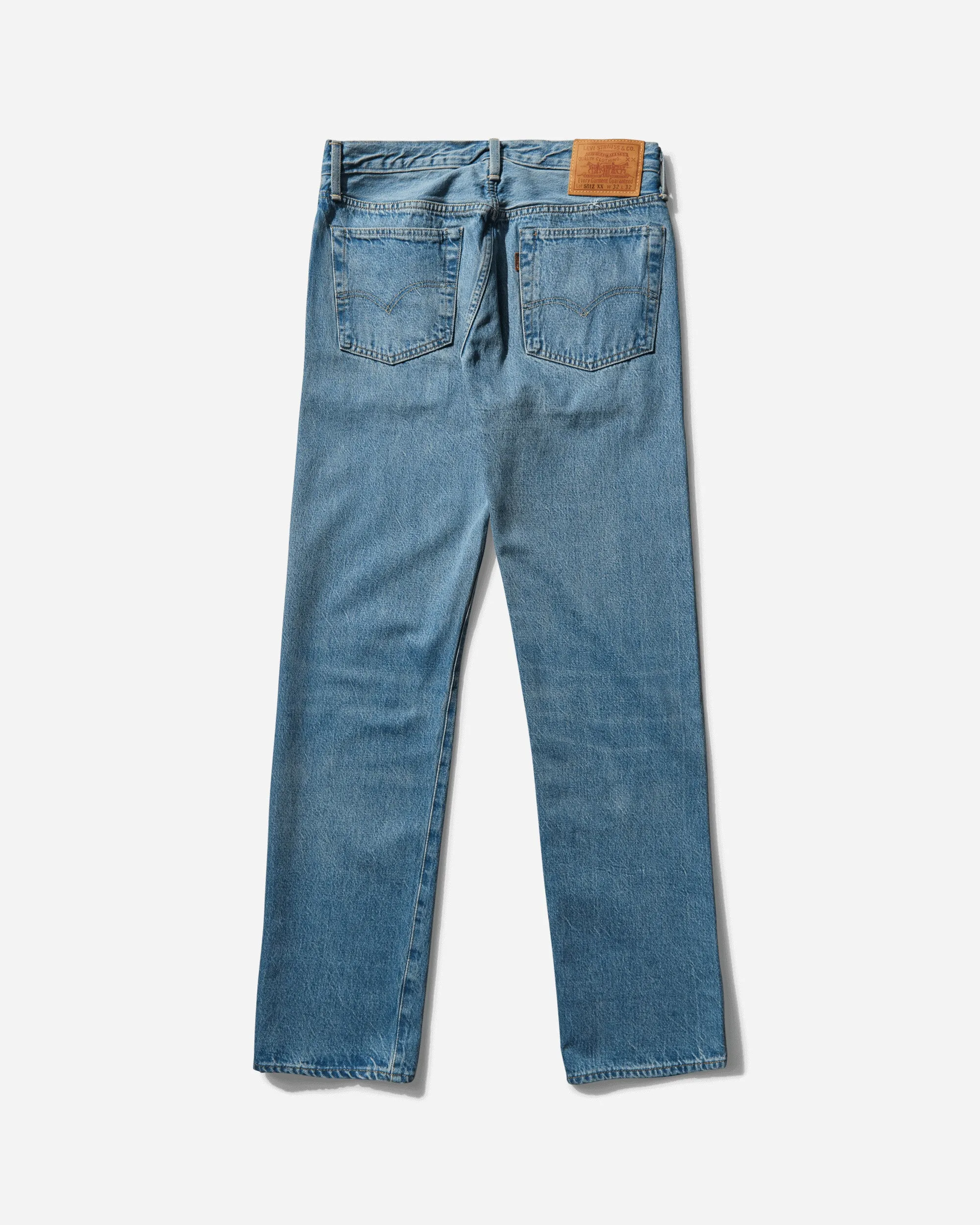 Comfort Arch Design Mountain Lion Neck Men'S 1954 501 Jeans Blue
