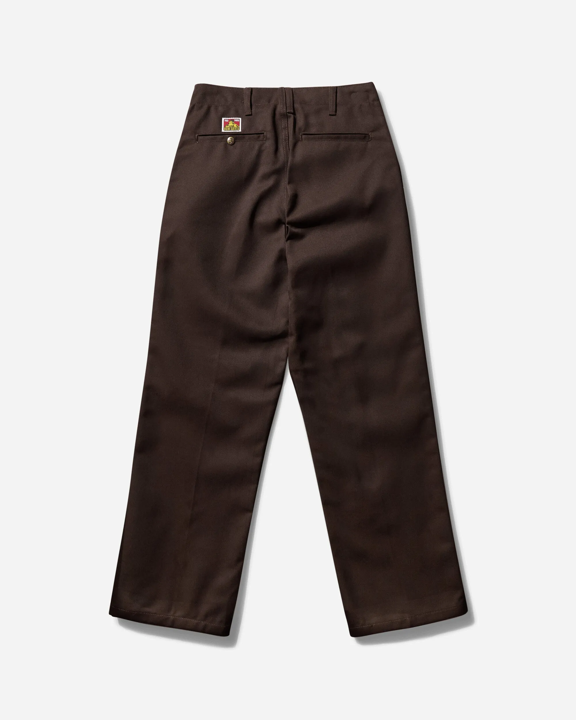 Zigzag Pattern Trim Men'S Original Ben'S Pants Brown