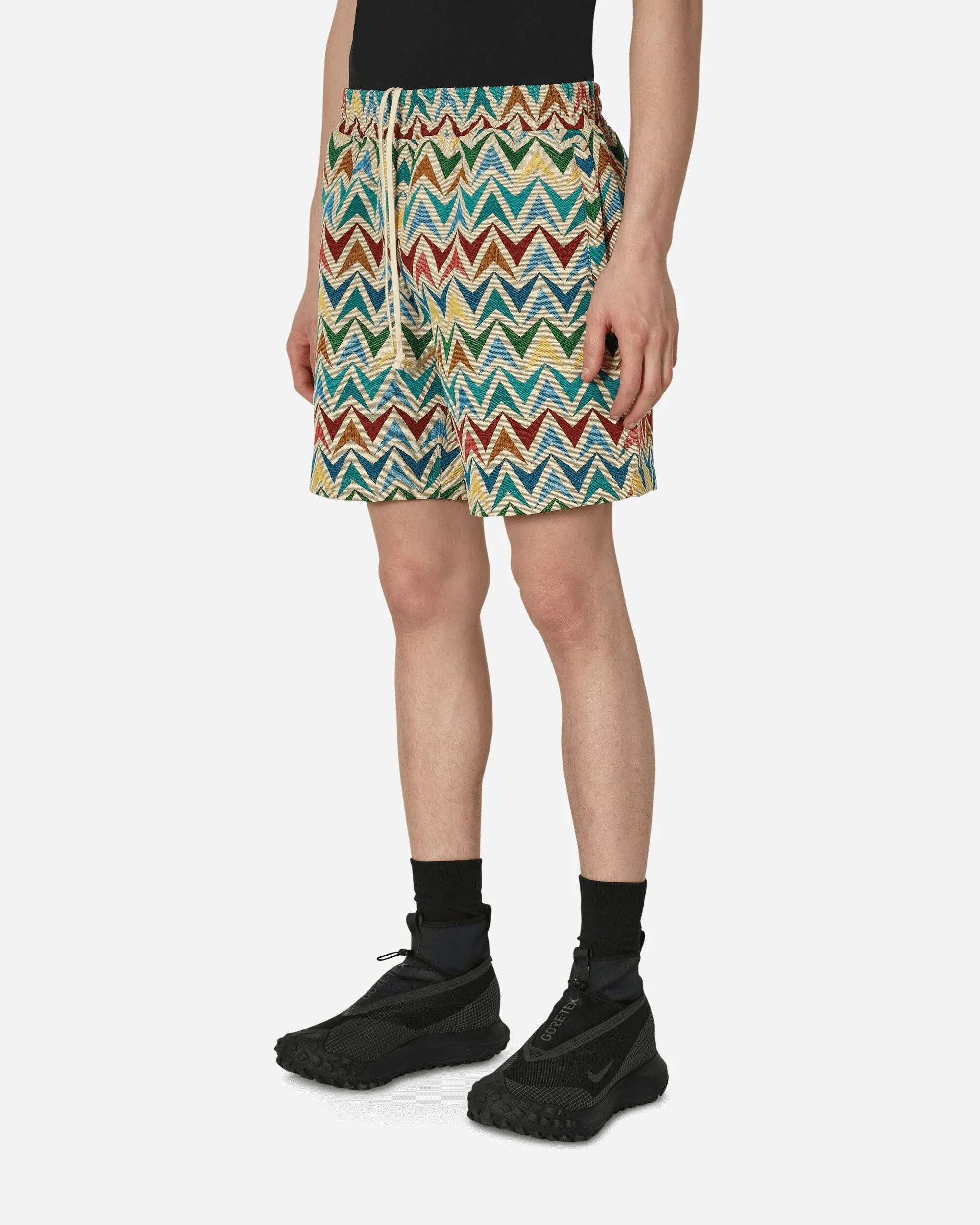 Basket Woven Shorts Multicolor Grip Sleeve