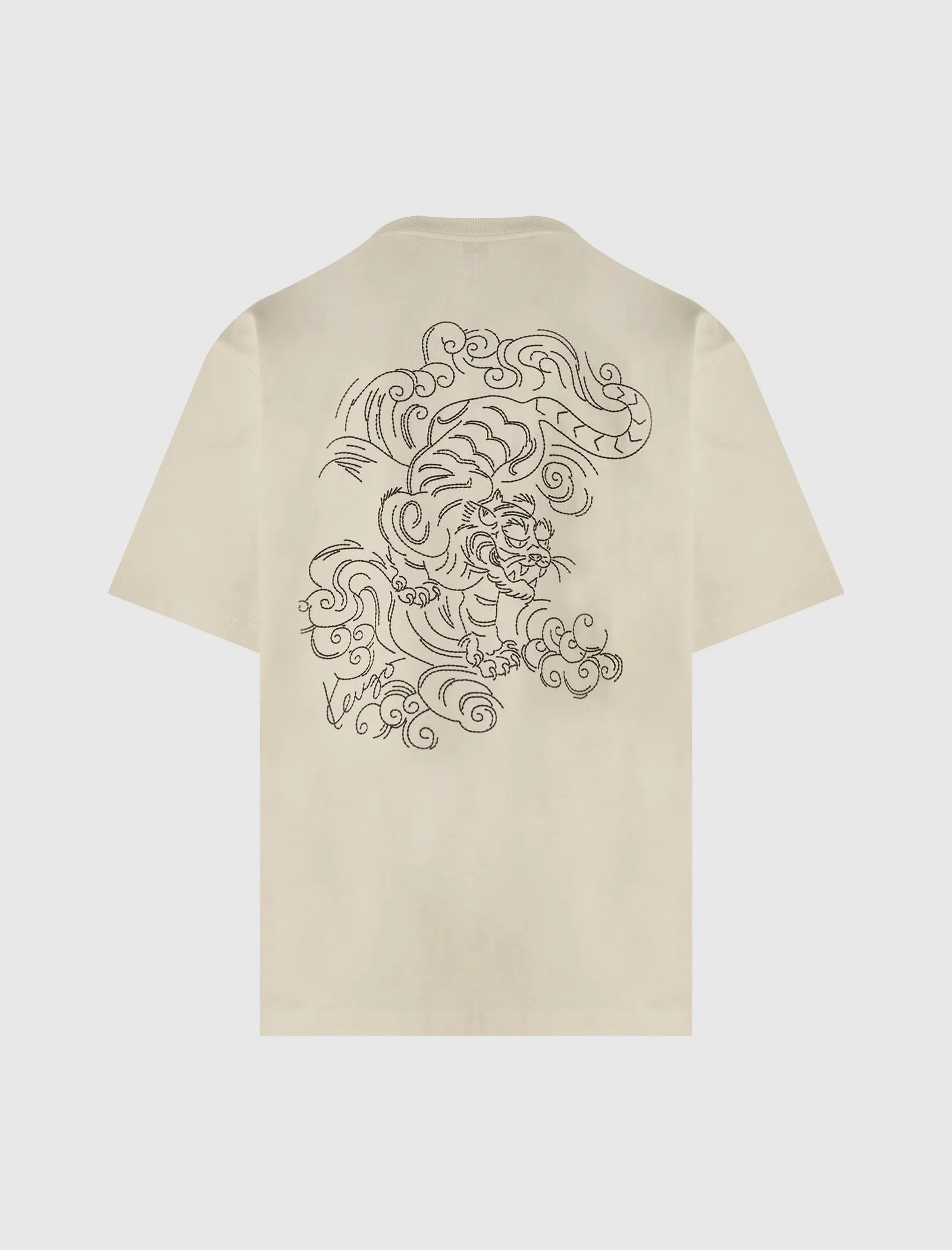 Artfully Designed Comfortable Flea Tiger Oversized Tee
