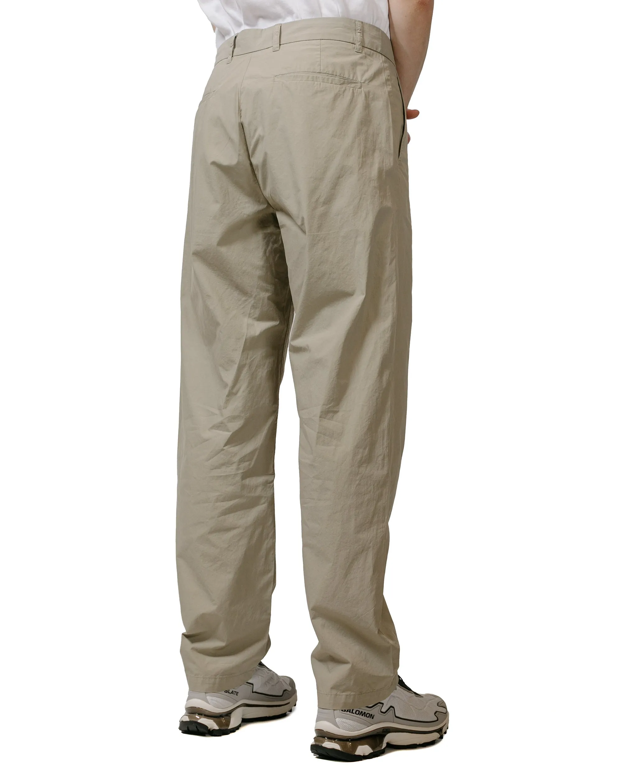 Stackable Norse Projects Andersen Regular Typewriter Flat Front Trouser Clay