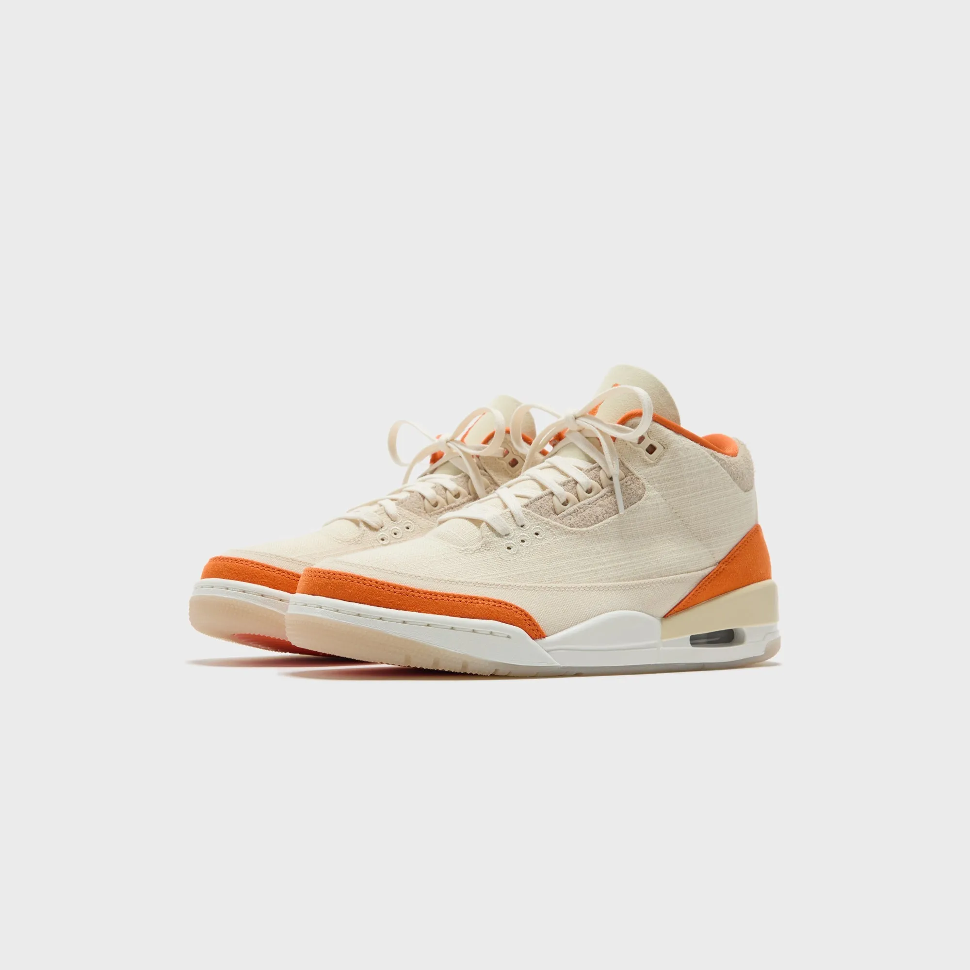 Rococo Art Comfortable Formal Shoes Jordan Wmns Air Jordan 3 - Fossil / Starfish / Sail