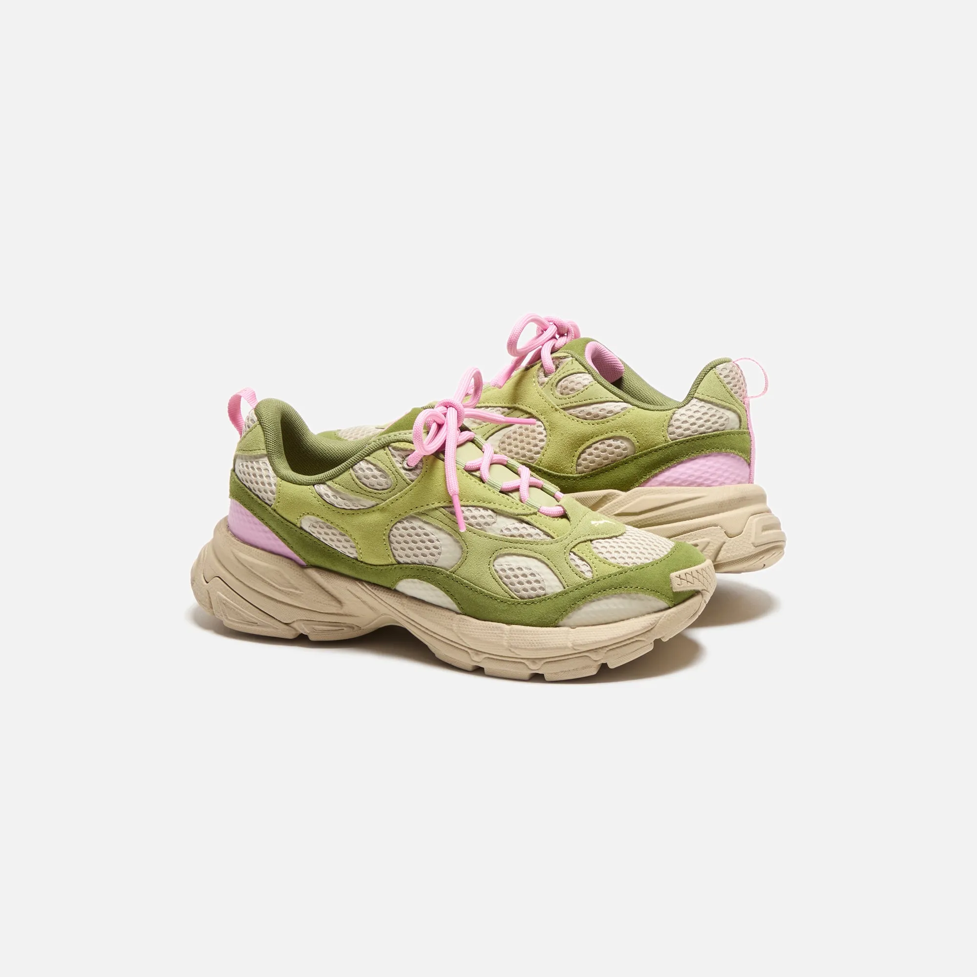 Comfortable Sports Puma X Kidsuper Velophasis Nu - Olive Green / Putty