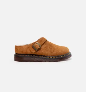 Comfortable Outsole Material Isham Faux Shearling Lined Suede Slingback Mens Lifestyle Shoe - Pecan Brown