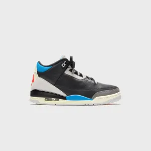 Precision Made Jordan Air Jordan 3 Retro Og - Black / Chile Red / Neutral Grey / Military Blue / Coconut Milk