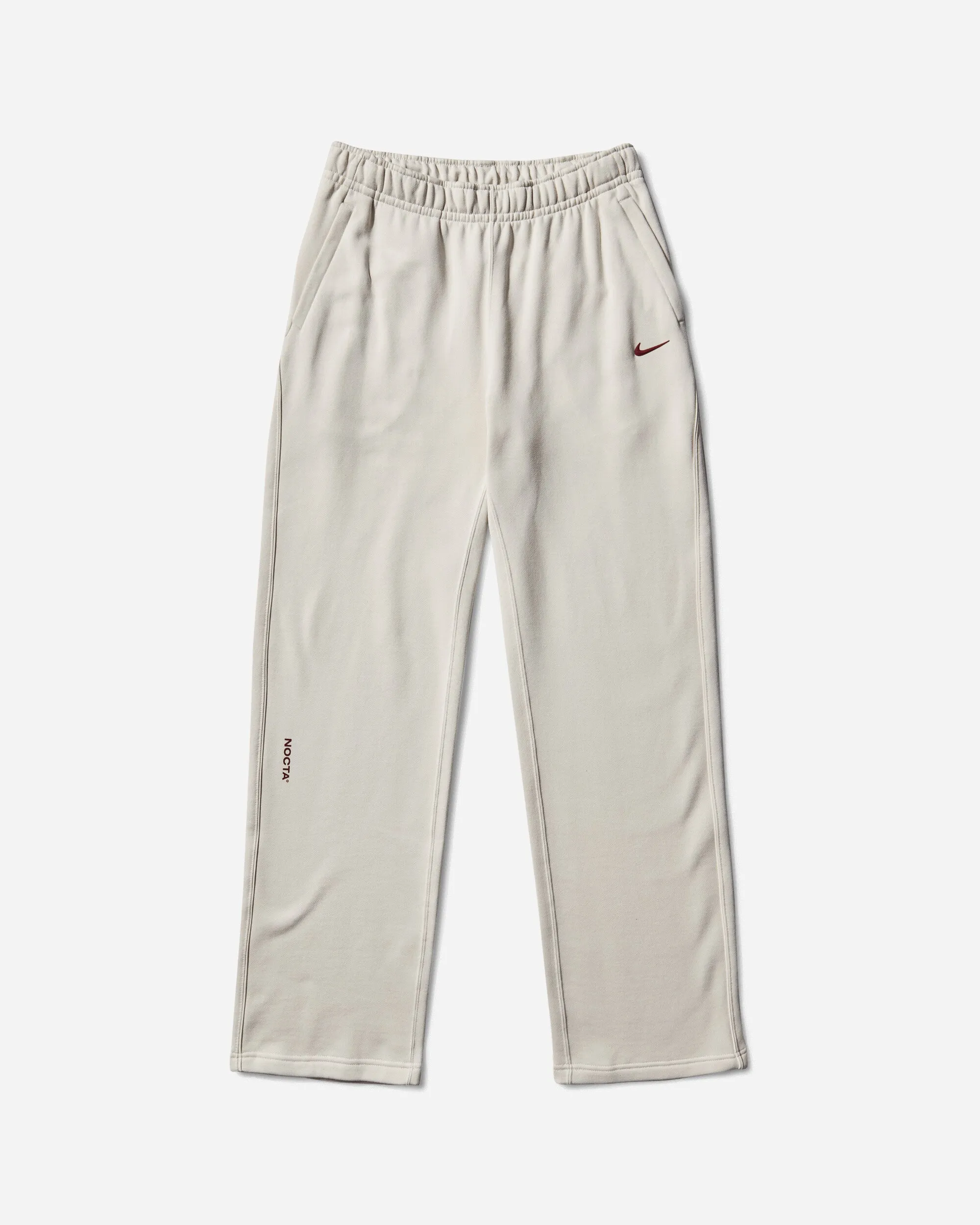 Men'S Nocta Open Hem Fleece Pants Light Orewood Brown Anti - Warping