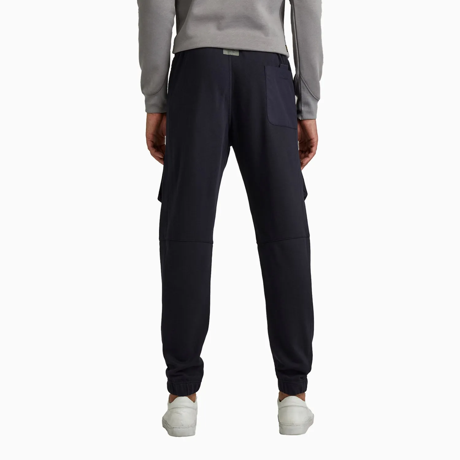 Marbling Supportive Nose Men'S Mixed Woven Cargo Sweat Pant