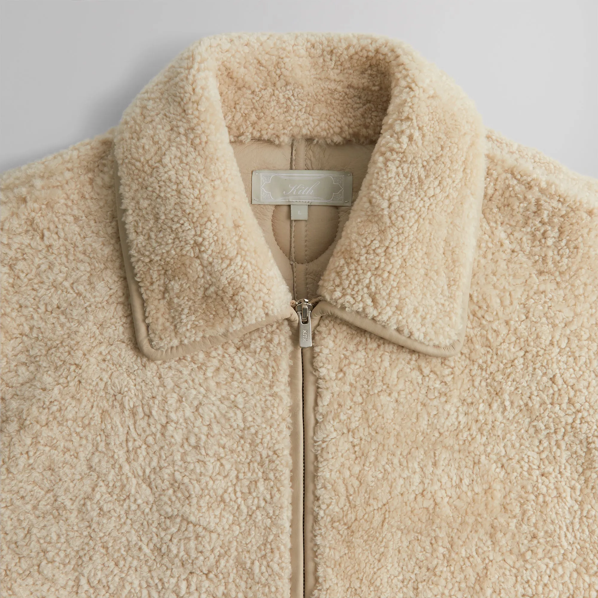Kith Archer Shearling Jacket - Sector In-Front Comfortable Modern Socks