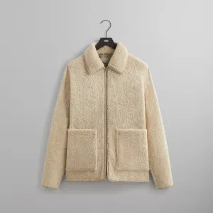 Kith Archer Shearling Jacket - Sector Soft Elbow Index