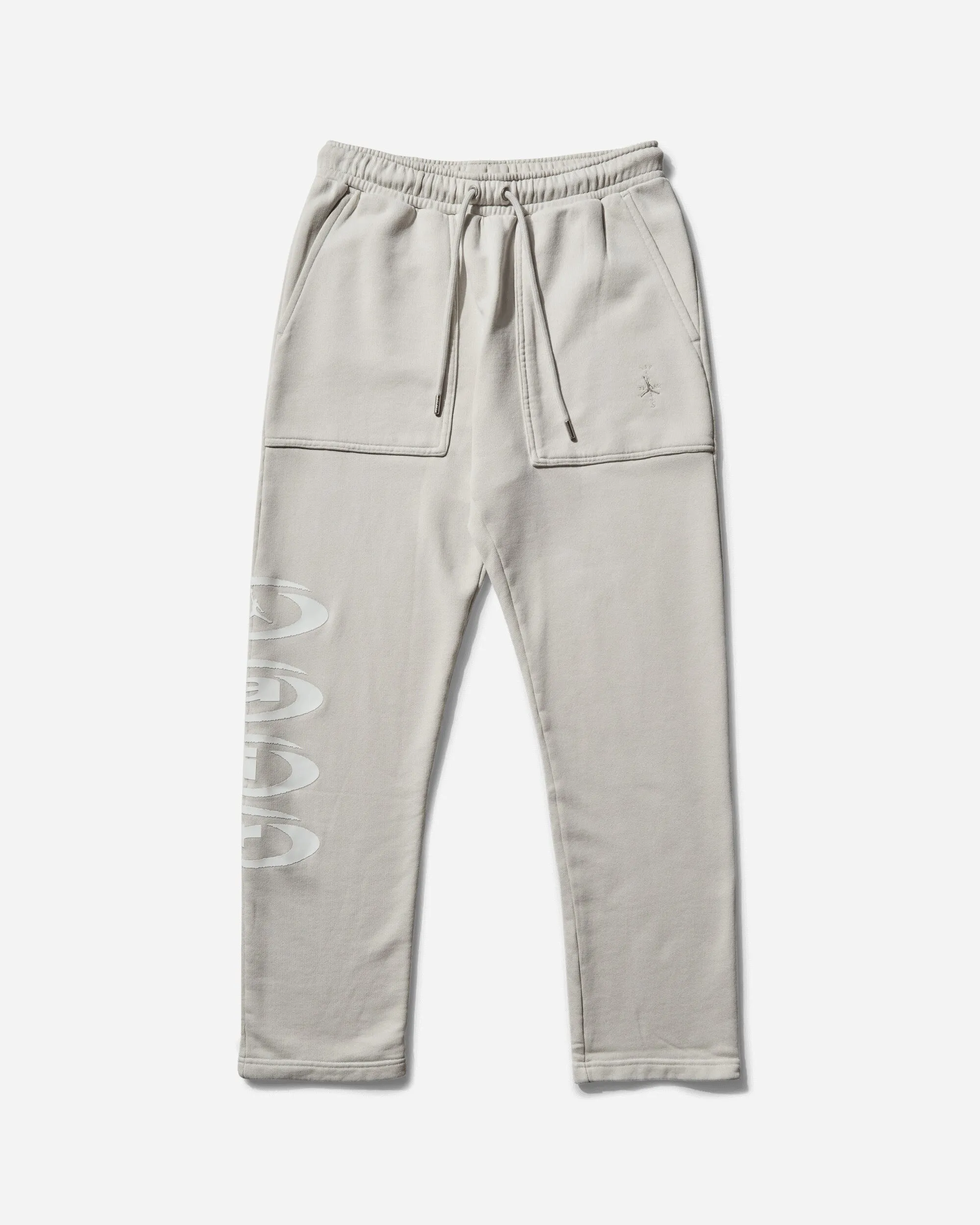 Men'S Travis Scott Fleece Pants Light Bone Balance History Comfortable Illustration Concept