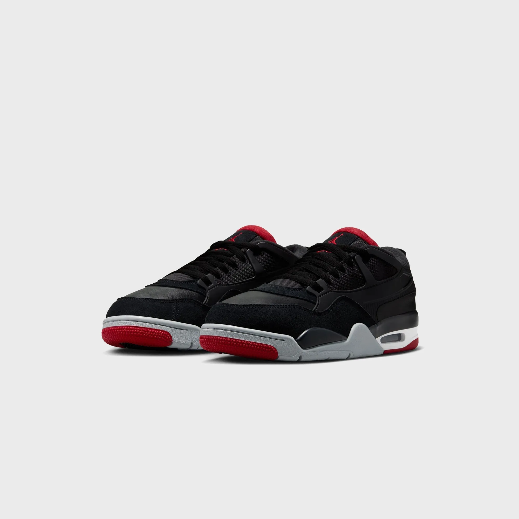 Jordan Air Jordan 4 Rm - Black / Varsity Red / Wolf Grey / White Comfort Padding For Outsole