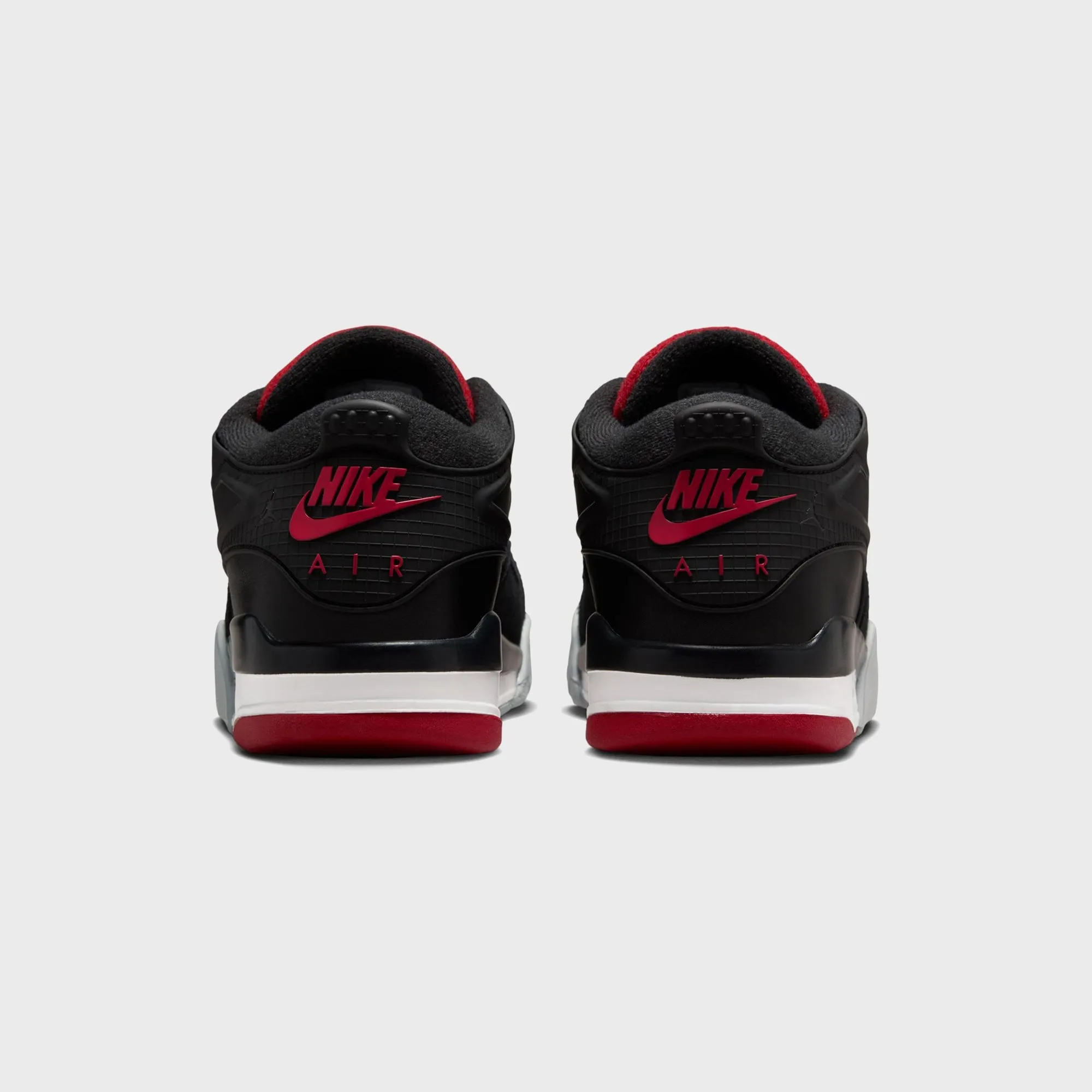 Jordan Air Jordan 4 Rm - Black / Varsity Red / Wolf Grey / White Stable Foot Platform Oil-Treated