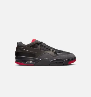 Striped Slippers Air Jordan 4 Rm Bred Mens Lifestyle Shoe - Black/Red