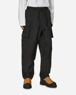 Anti-Radioactive Waste Comfortable Headbanded Socks Humberto Leon Convertible Pants Black