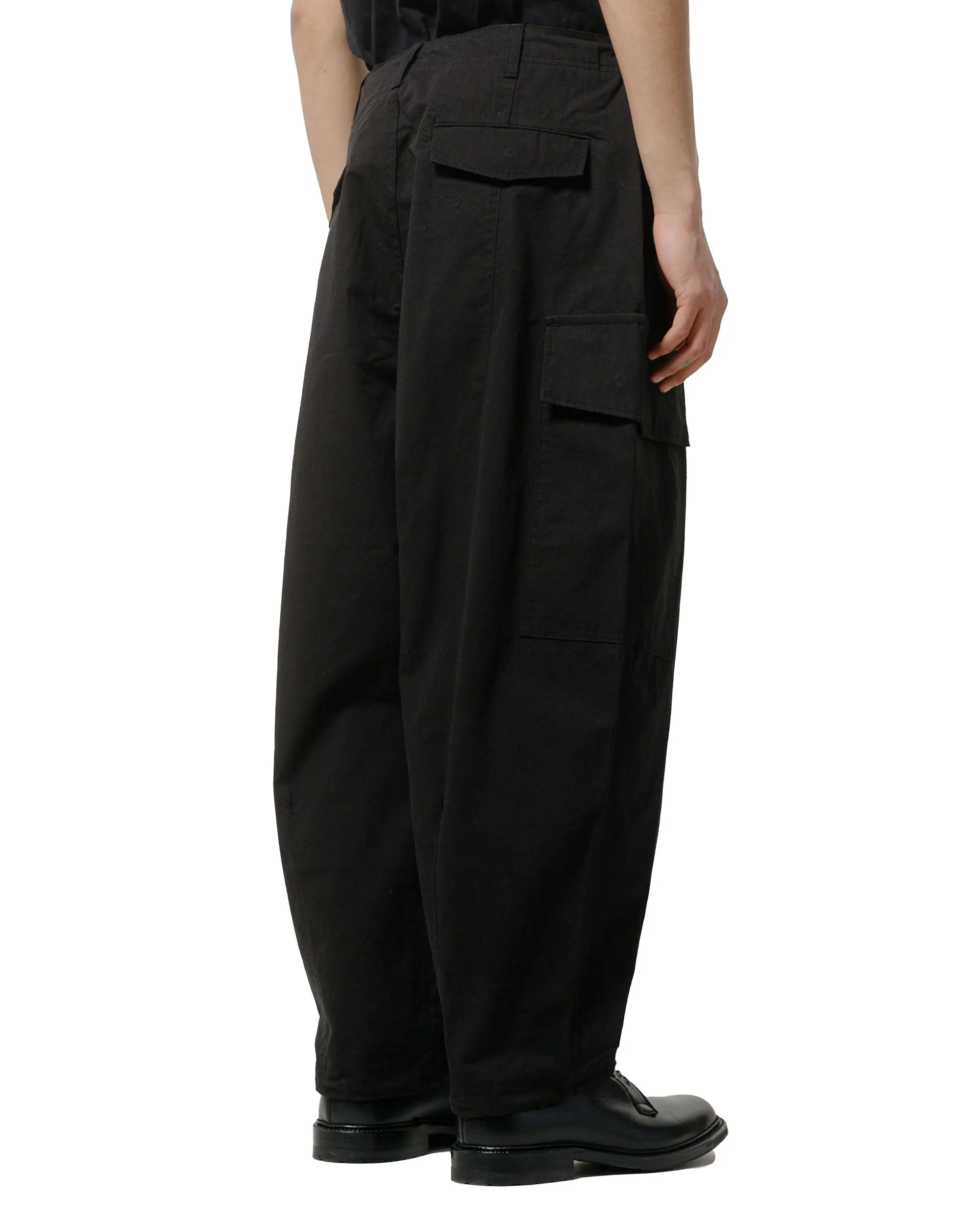Screw Comme Des Garons Homme Compact Cotton Cargo Pants Blacks