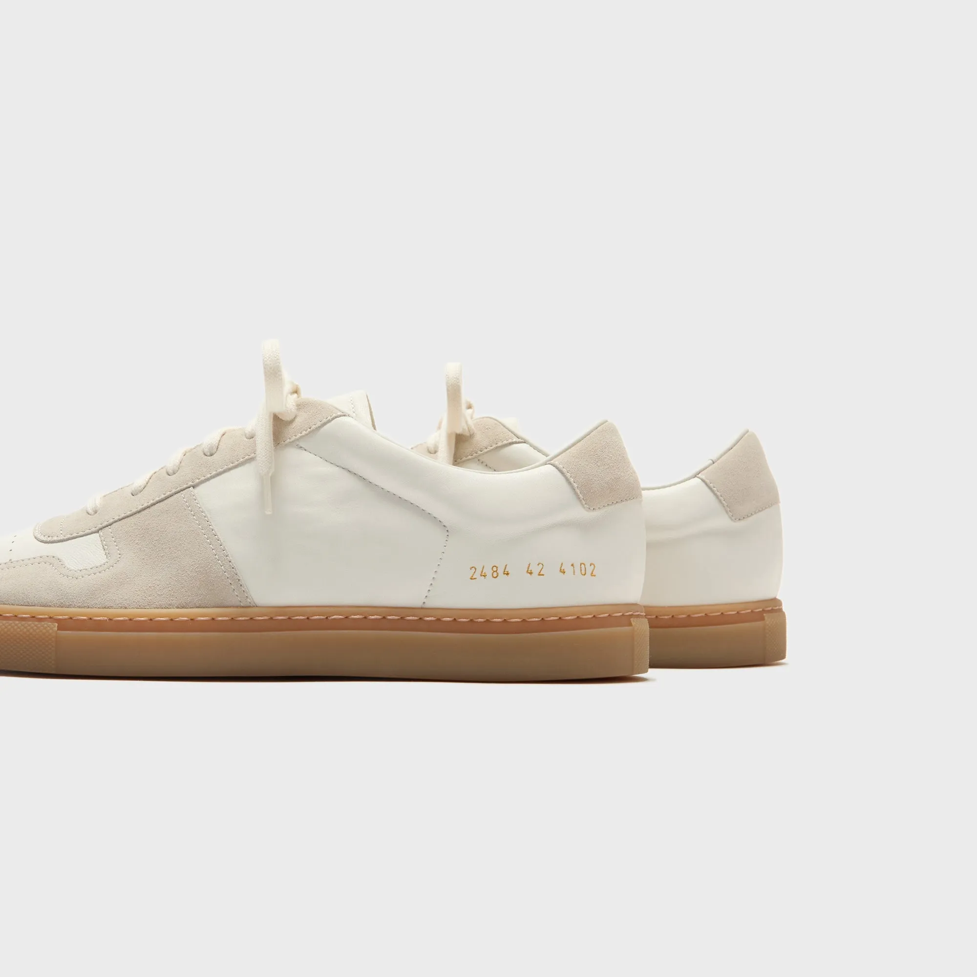 Reinforced Shank Comfortable Padding Material Design Concept Common Projects Bball Duo Slim - Off White