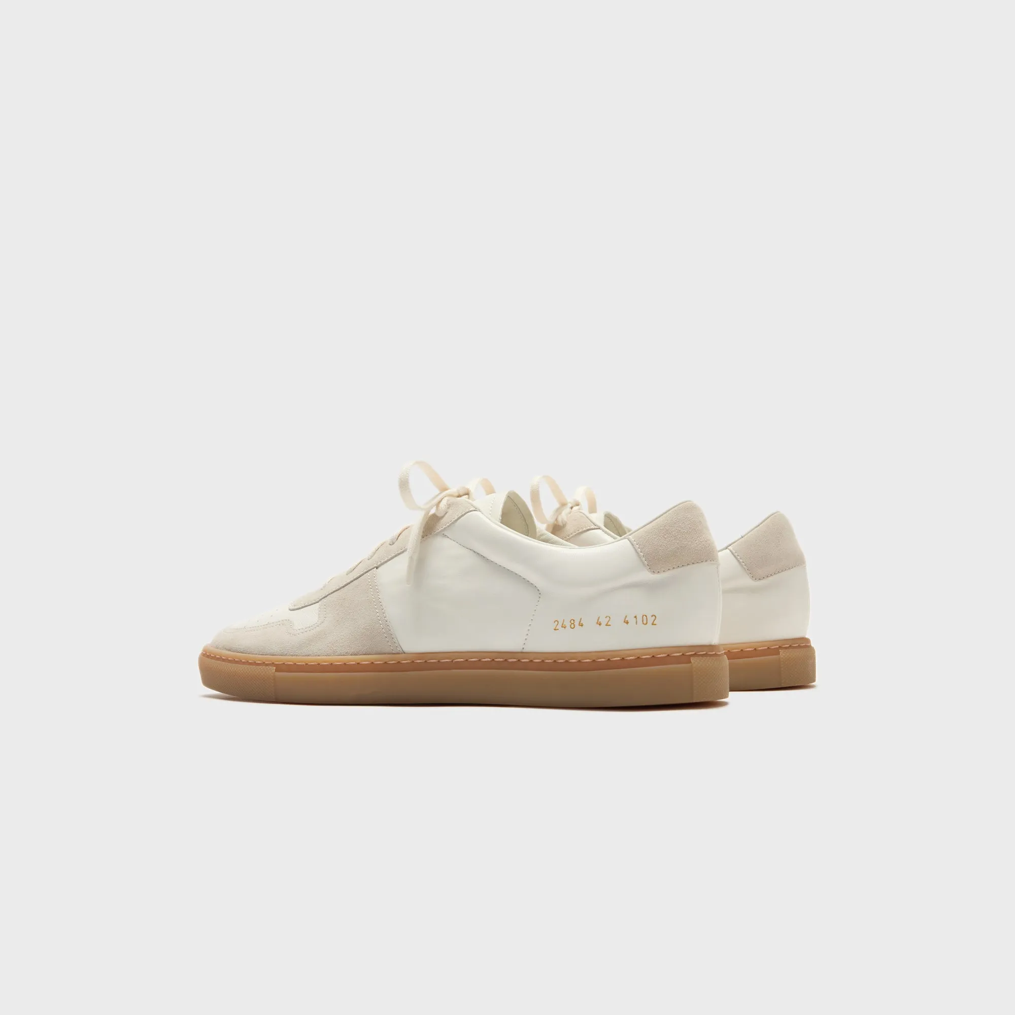 High Cut Design Comfortable" Common Projects Bball Duo Slim - Off White