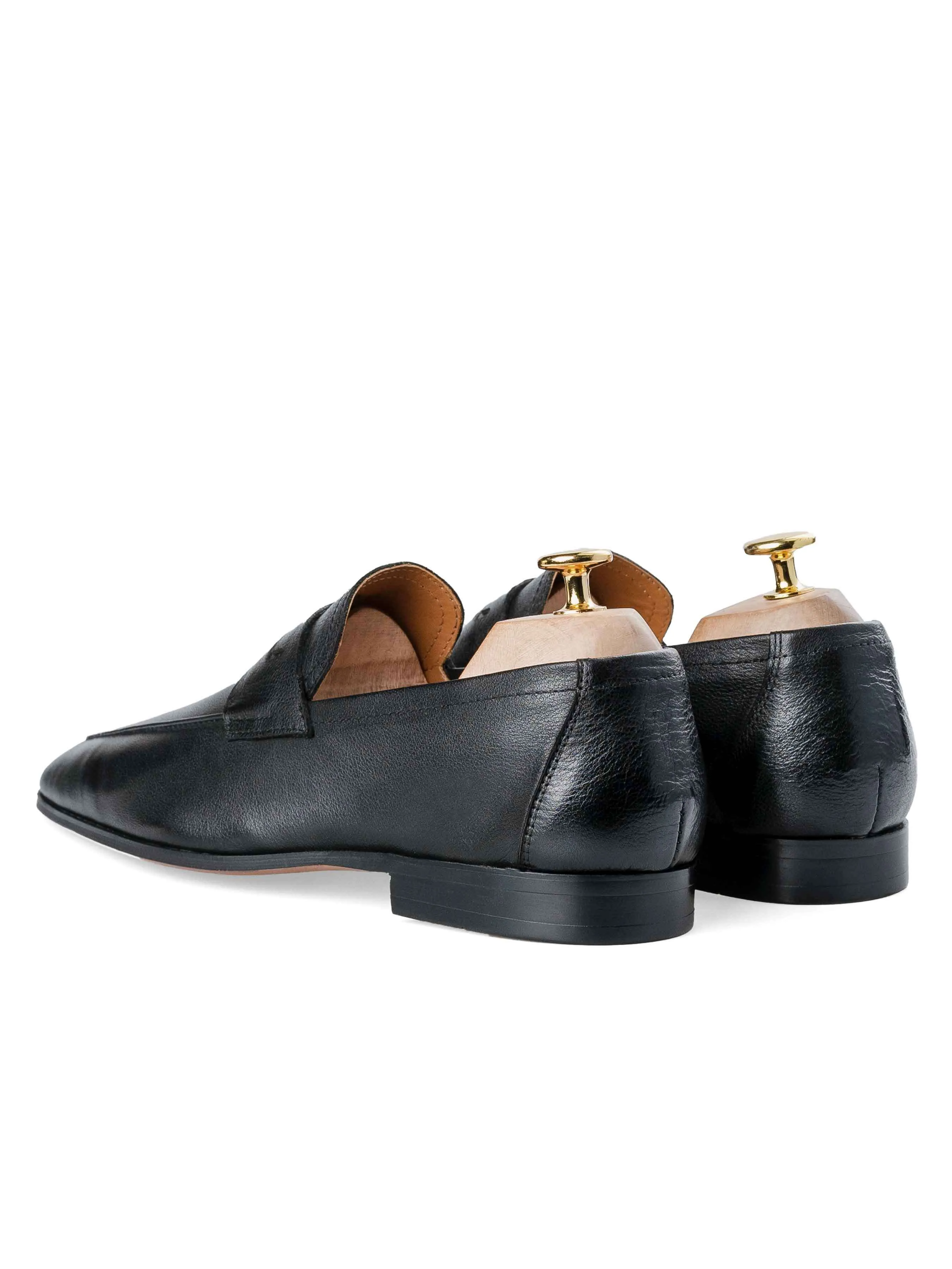 Step into the Beat Christmas Day Sale Martino Penny Loafer - Solid Black