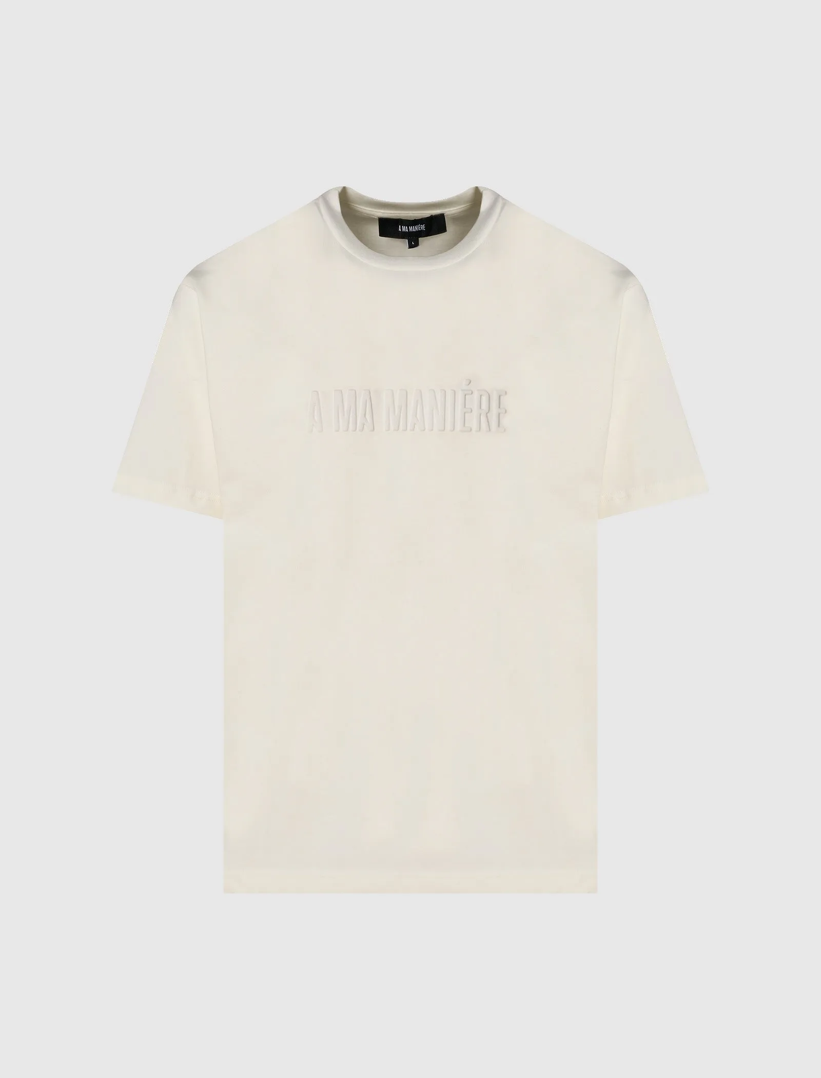 Contrast Stitch T-Shirt Anti-Acupuncture Comfortable Length at Drawstring