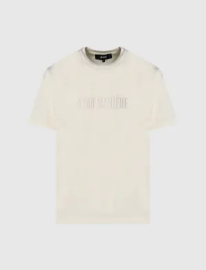 Contrast Stitch T-Shirt Anti-Acupuncture Comfortable Length at Drawstring