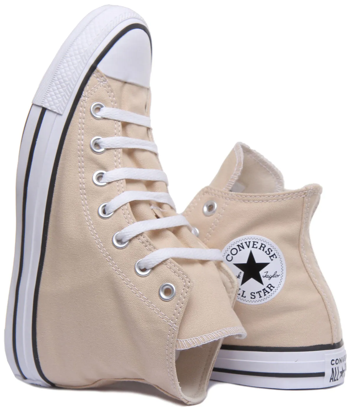 Converse 168575C CT All Star Hi Trainer en beige pour chaussures unisexes Converse