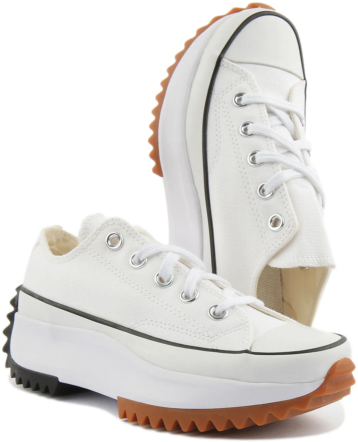 Chaussures Converse 168817 Run Star Hike en blanc