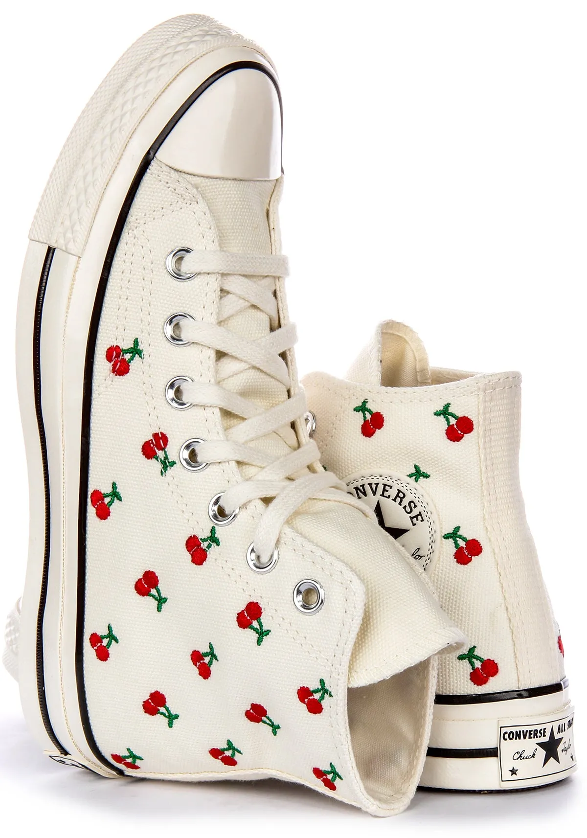 Converse A08863C En Blanc Rouge Pour Femme Chaussures Converse