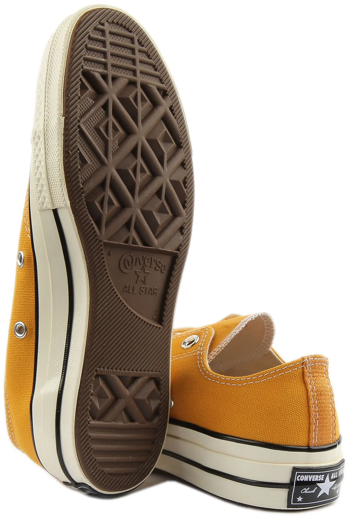Chaussures Converse All Star 70s 162063 en couleur moutarde